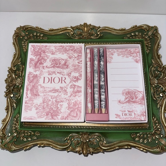 Dior Pink and White Stationery Collection